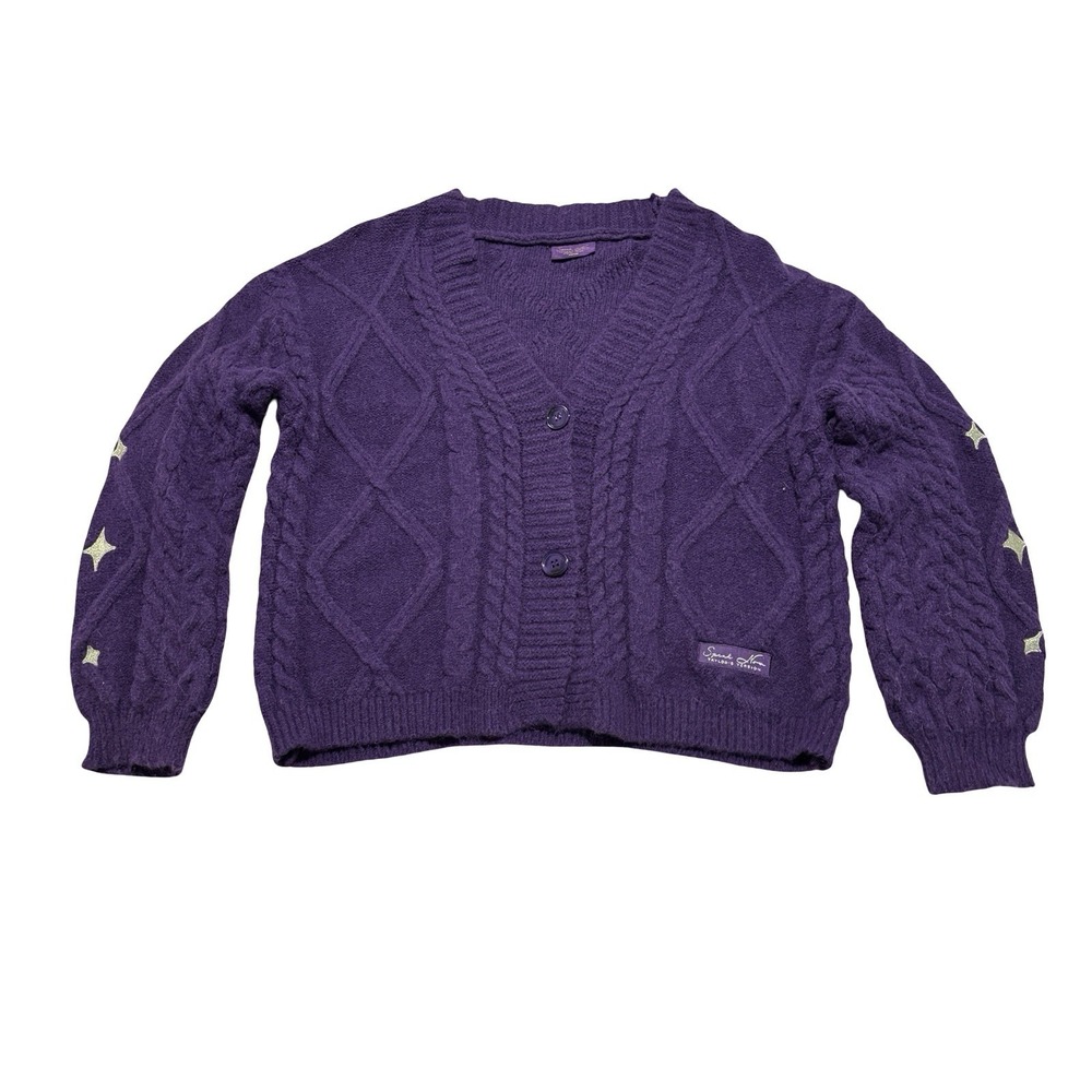 Taylor Swift Speak Now Taylors Version Medium Large XS/SM Cardigan Purple Eras